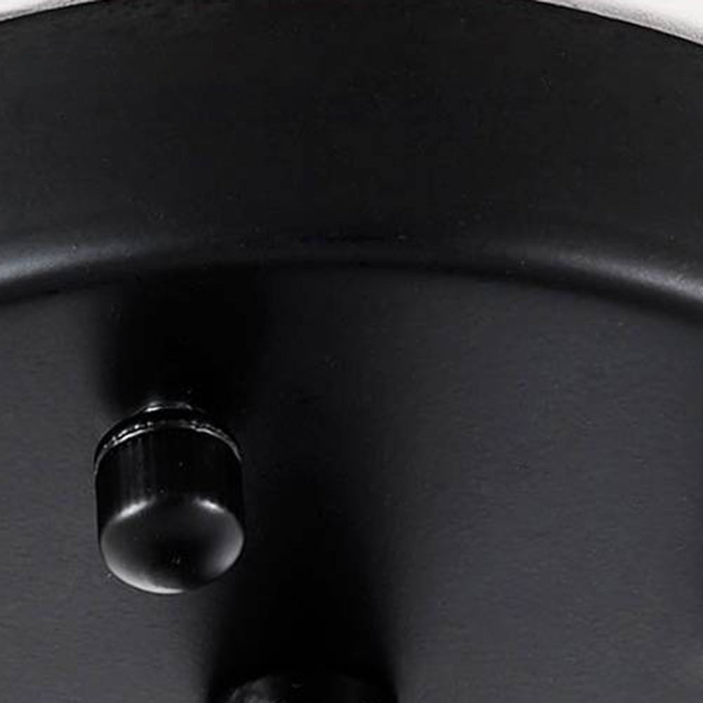Alessio Retro Black Flush Ceiling Light, 4/6/8 Heads