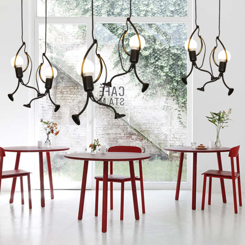 Retro Iron Man Hanging Lighting