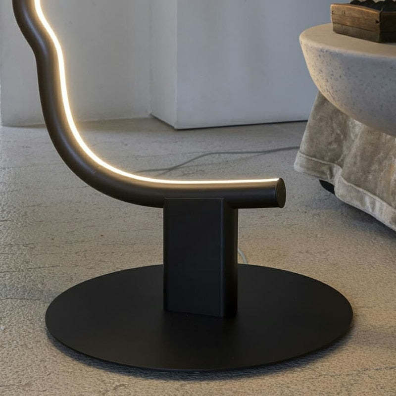 Postmodern Human Face LED Floor Lamp For Bedroom, Living Room