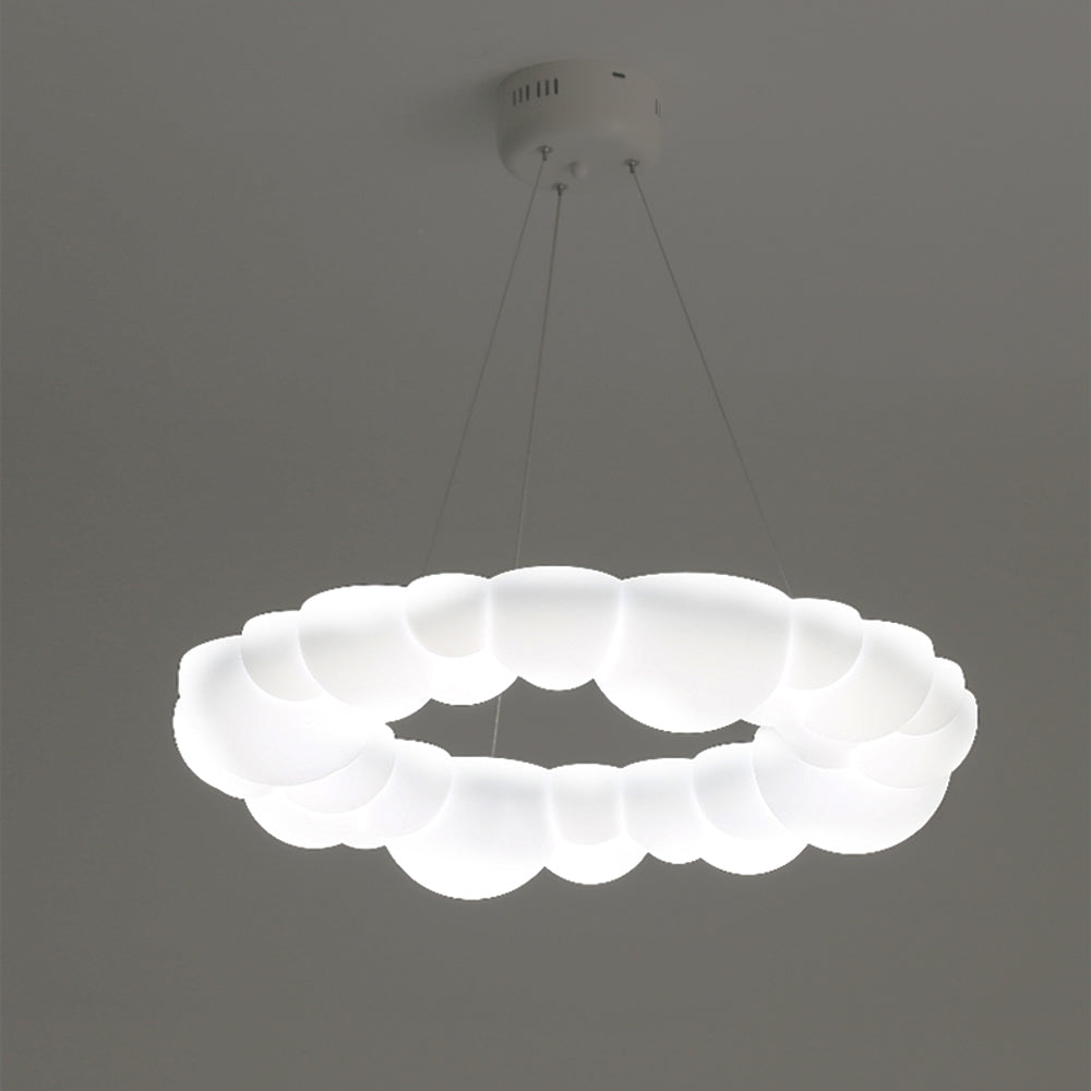 Quinn Cloud Shape Pendant & Ceiling Light Remote Control Dimmable, DIA 49CM