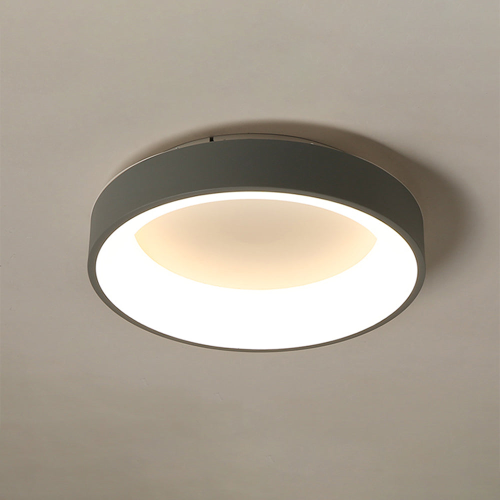 Quinn Flush Mount Ceiling Light Remote Control Dimmable, Dia 30/38/48cm