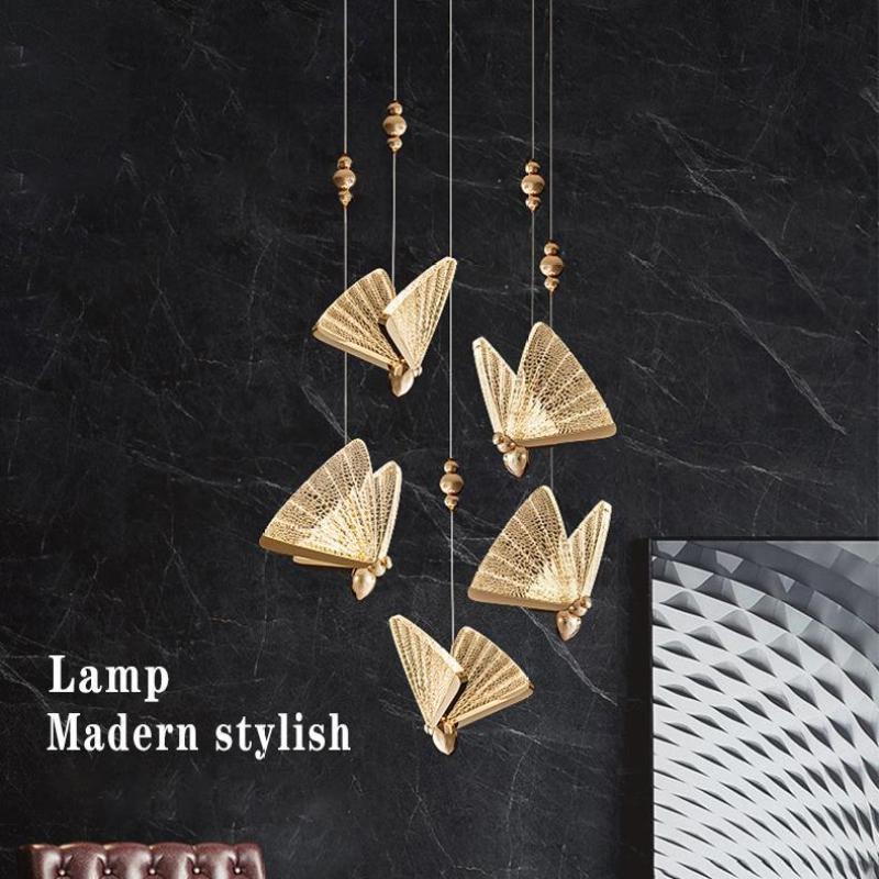 Butterfly Pendant Light for Bedroom