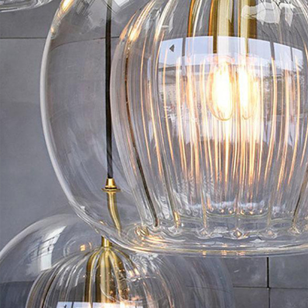 Hailie Glass Pendant Light 2 Colour, DIA 15/20/25CM
