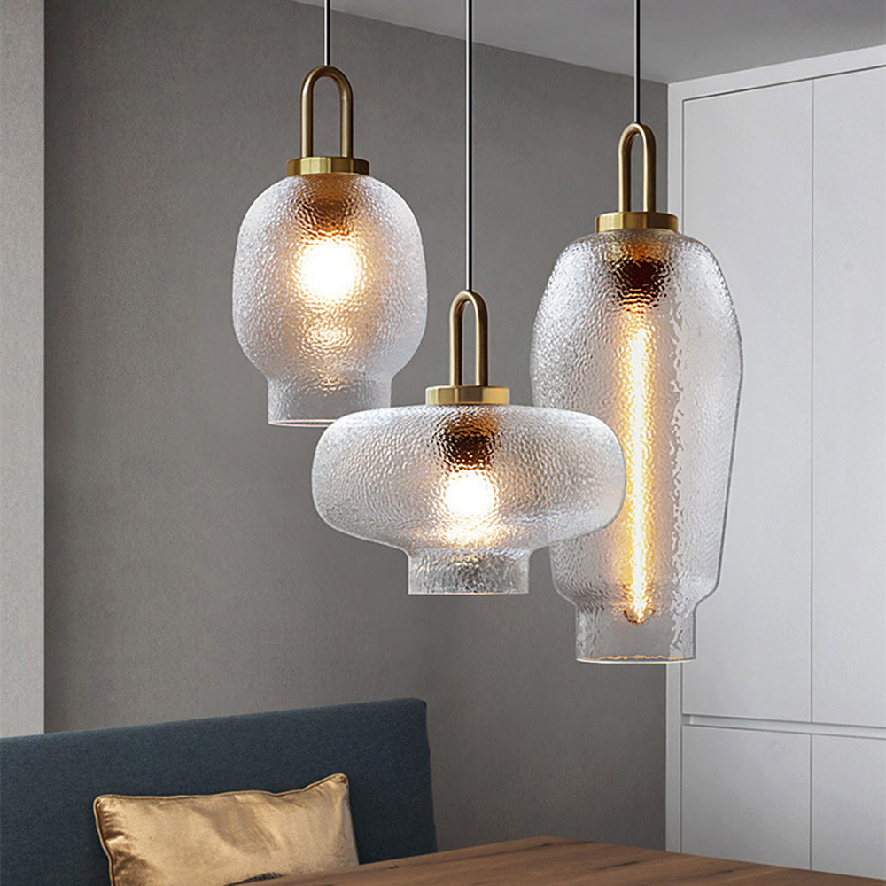 Hailie Frosted Glass Pendant Light, DIA 26/18/22CM