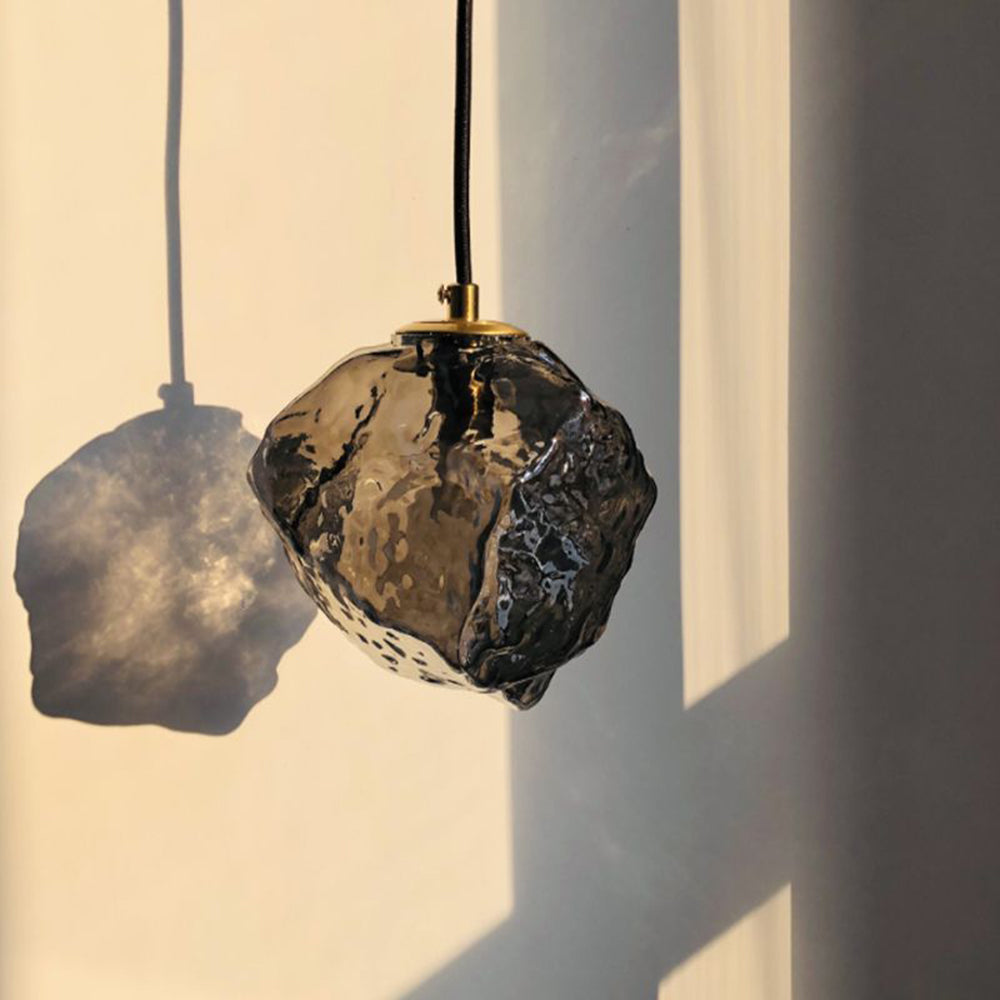 Mirza Glass Pendant Light, 4 Colour