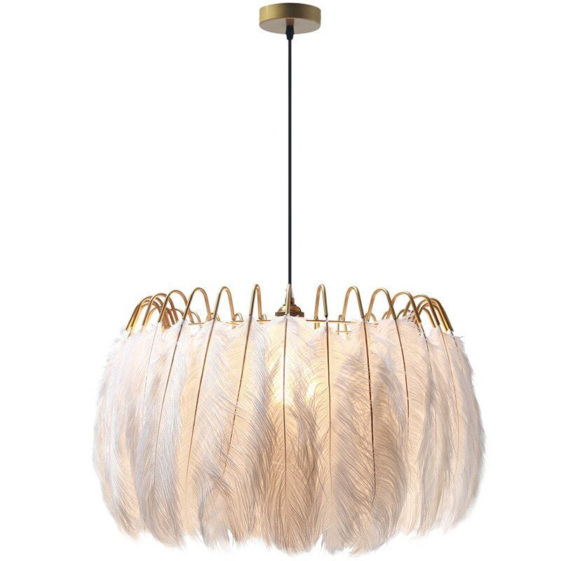 O'Moore Pendant Light Crown Shaped, Feather