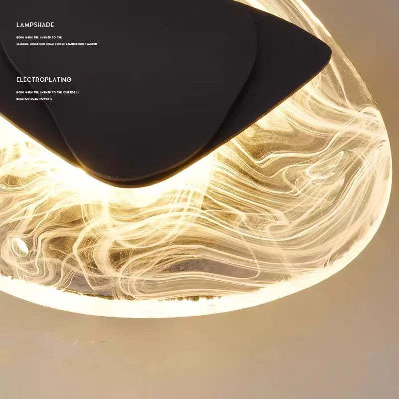 Modern Nordic Crystal LED Wall Lamp Wall Scone For Bedroom