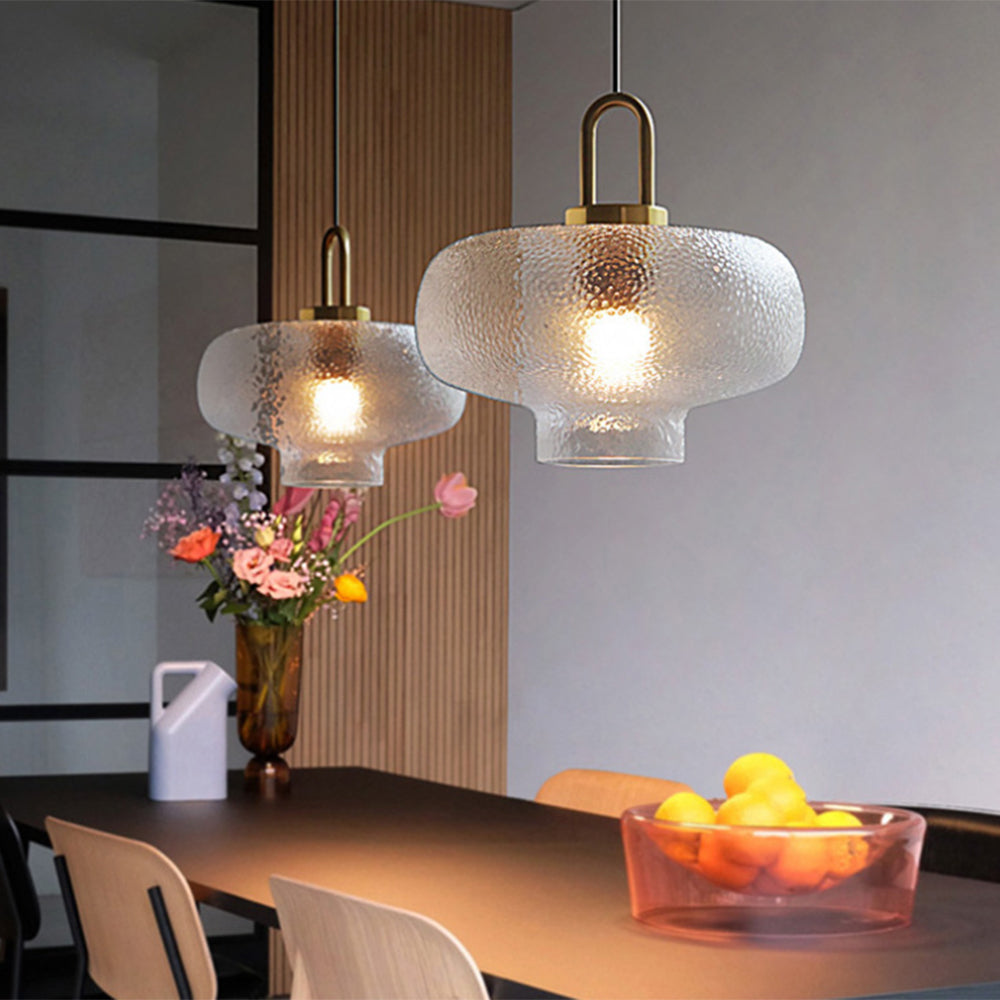 Hailie Frosted Glass Pendant Light, DIA 26/18/22CM
