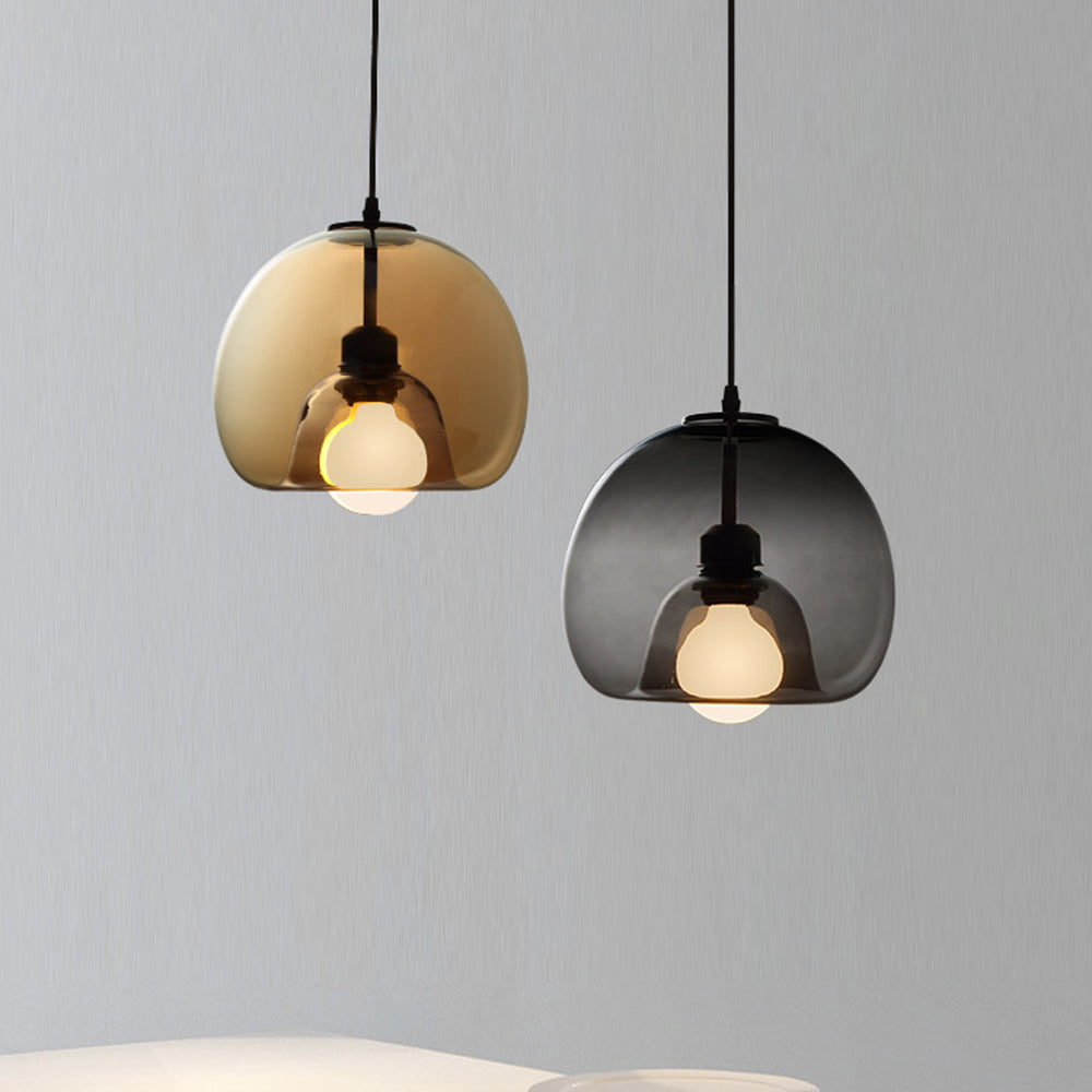 Hailie Glass Pendant Light, 2 Colour, DIA 25CM