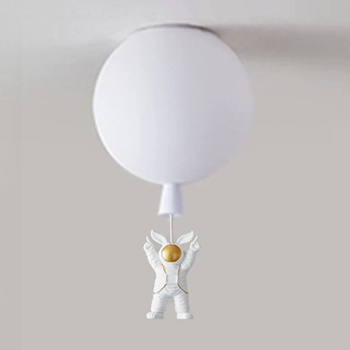 Fateh Astronaut Balloon Flush Mount Ceiling Light, L 20/25/30/35cm