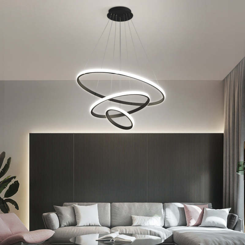 Arisha Pendant Light Outer Ring Illuminated, 2/3/4 Rings