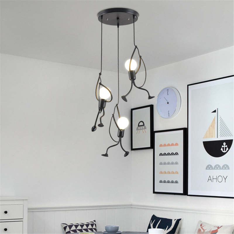 Retro Iron Man Hanging Lighting