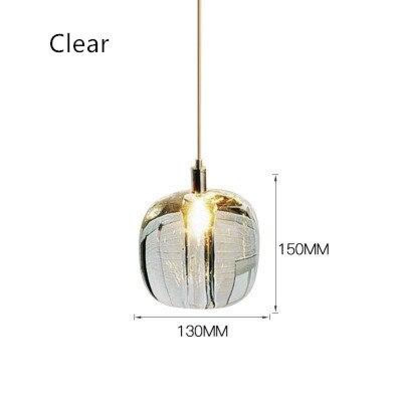 Postmodernism Glass Pendant Light Hanging Lamp For Dining Room, Bedroom, 3 Colour