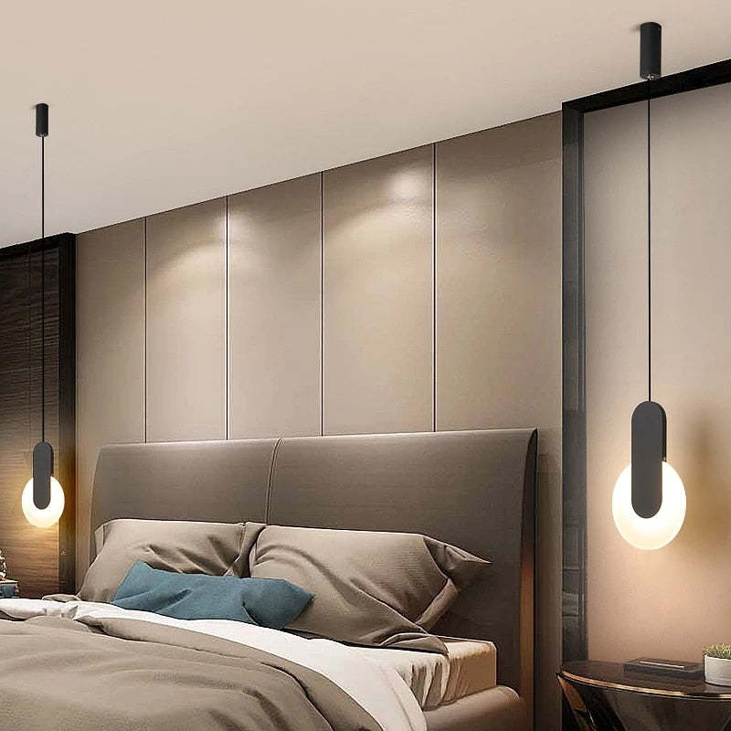 Modern Minimalist LED Hanging Pendant Lights For Living Room, Bedroom