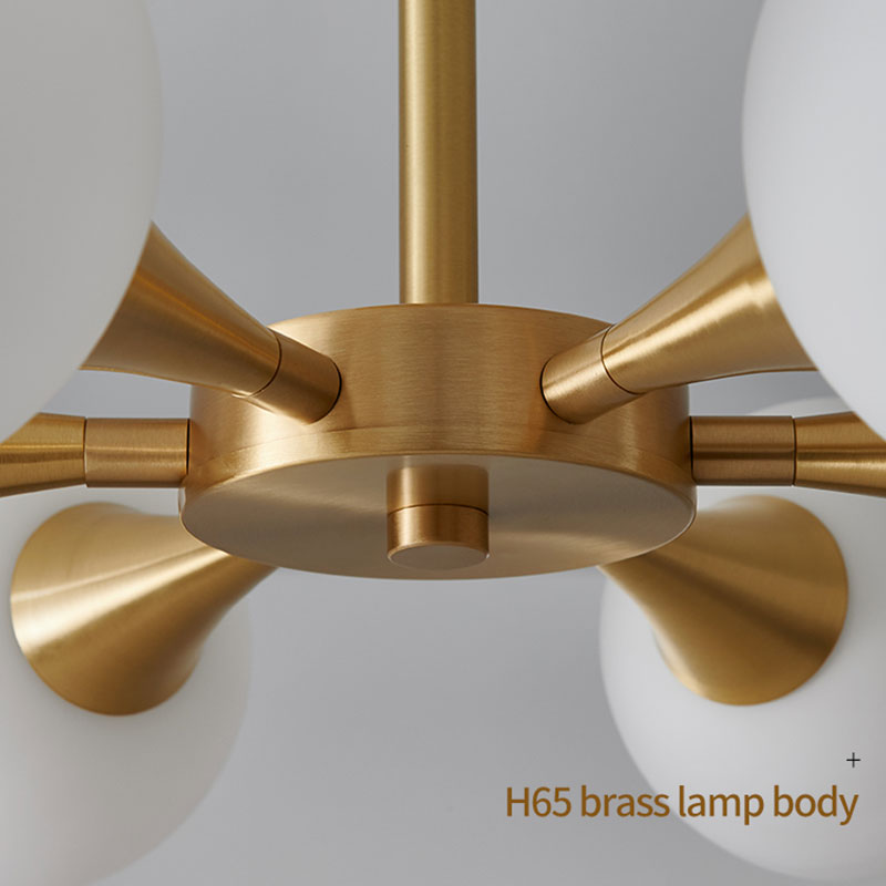 Valentina Ceiling Light, Metal & Glass