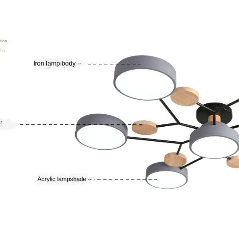 Modern Round LED Ceiling Light For Living Room, Bedroom