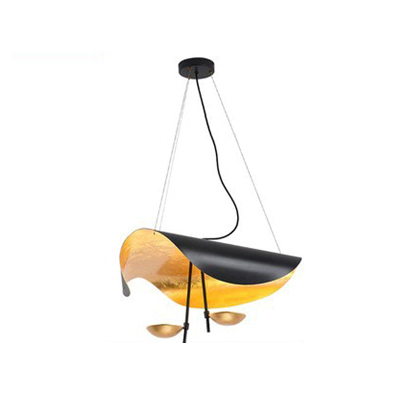 Eveline Pendant Light 2 Colour, Gold foil, Dia 40/60/80CM