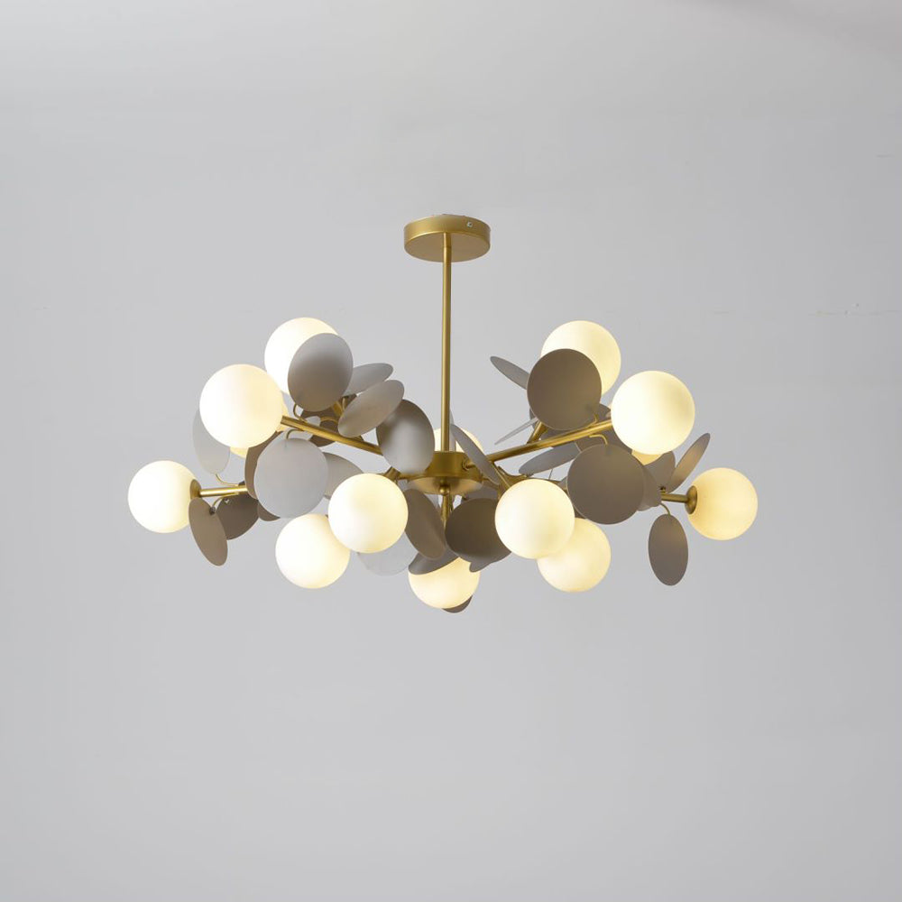 Petal Pendant Light, White & Grey & Muticolour