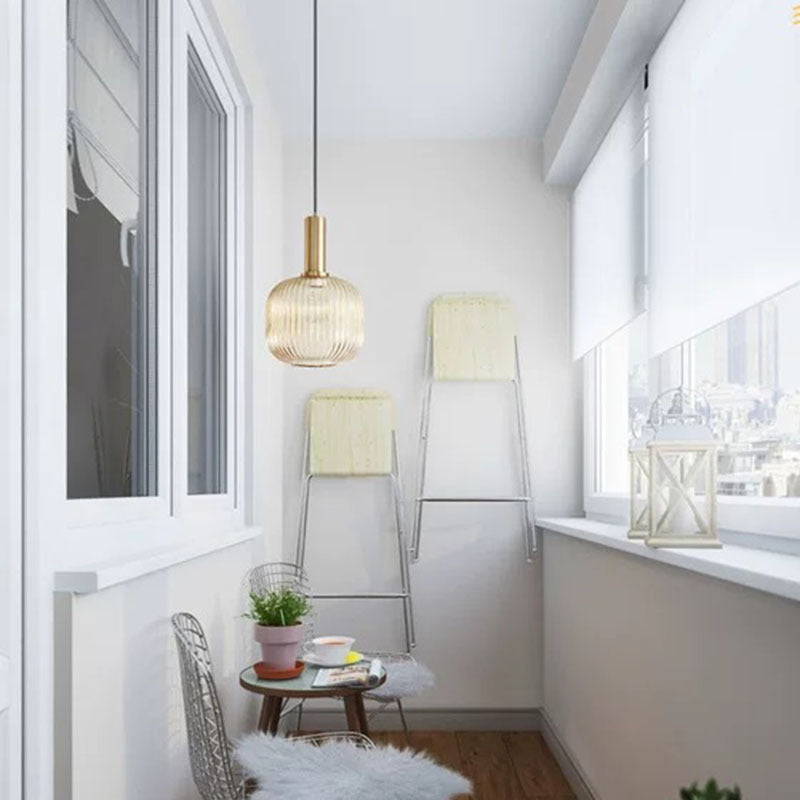 Hailie Glass Lampshade Pendant Lights for Living Room