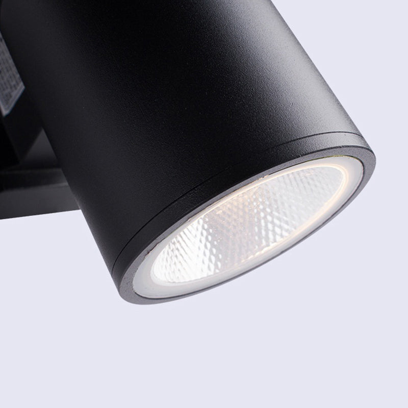 Orr Outdoor Wall Lamp Double-headed, Metal & Glass