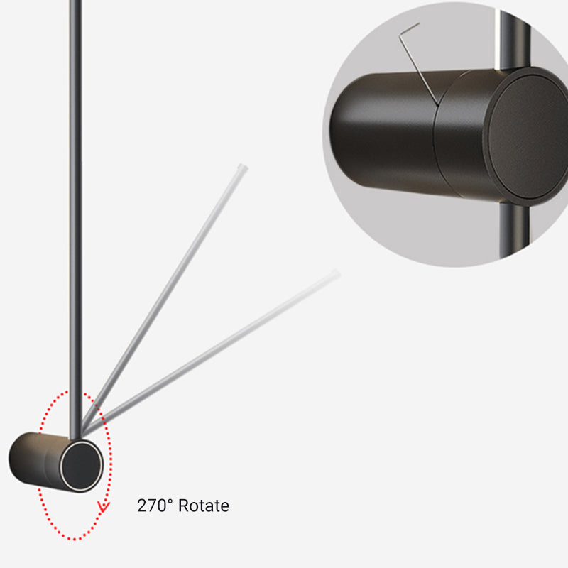 Edge Outdoor Wall Lamp Linear Rotatable, 60/90cm