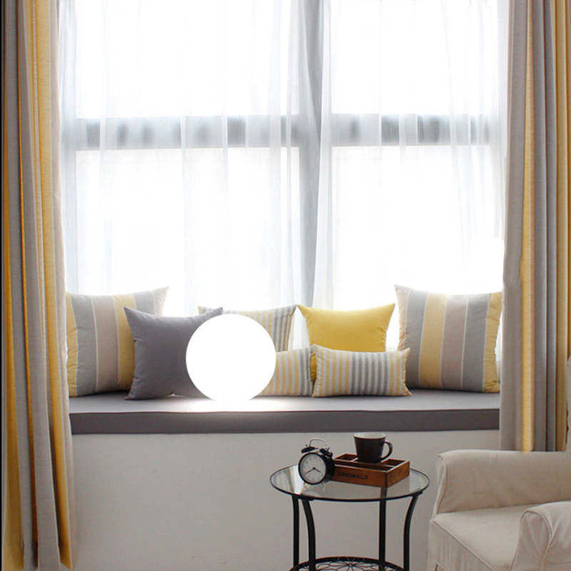 LED Neon Colour Sphere Shape PVC Floor Lamp Remote Control