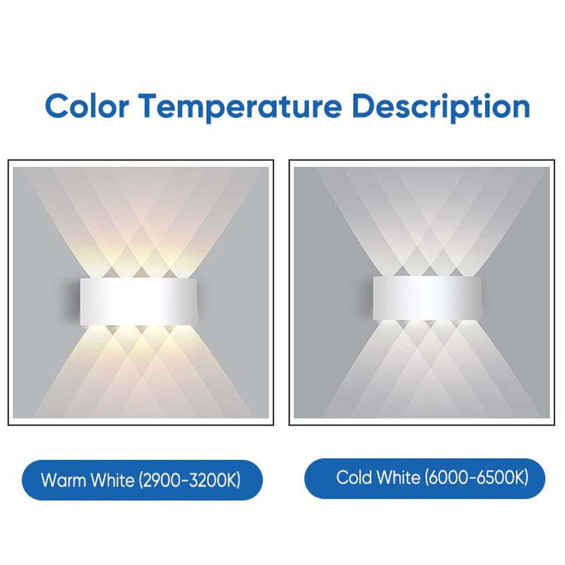 Outdoor Waterproof Aluminum LED Wall Light Wall Scone