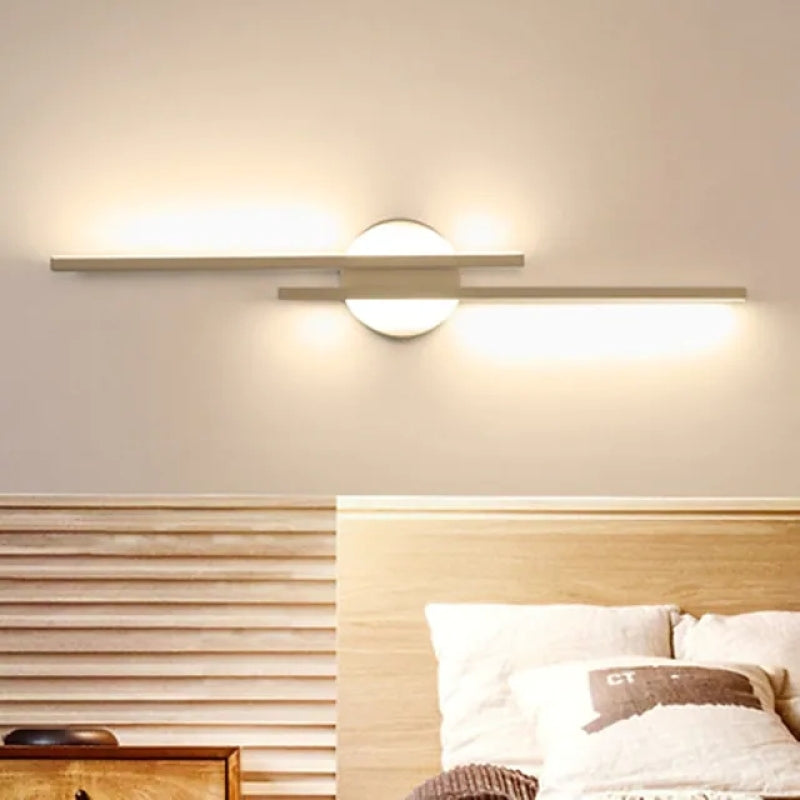 Simple Modern LED Iron Wall Lamp Wall Scone for Bedroom