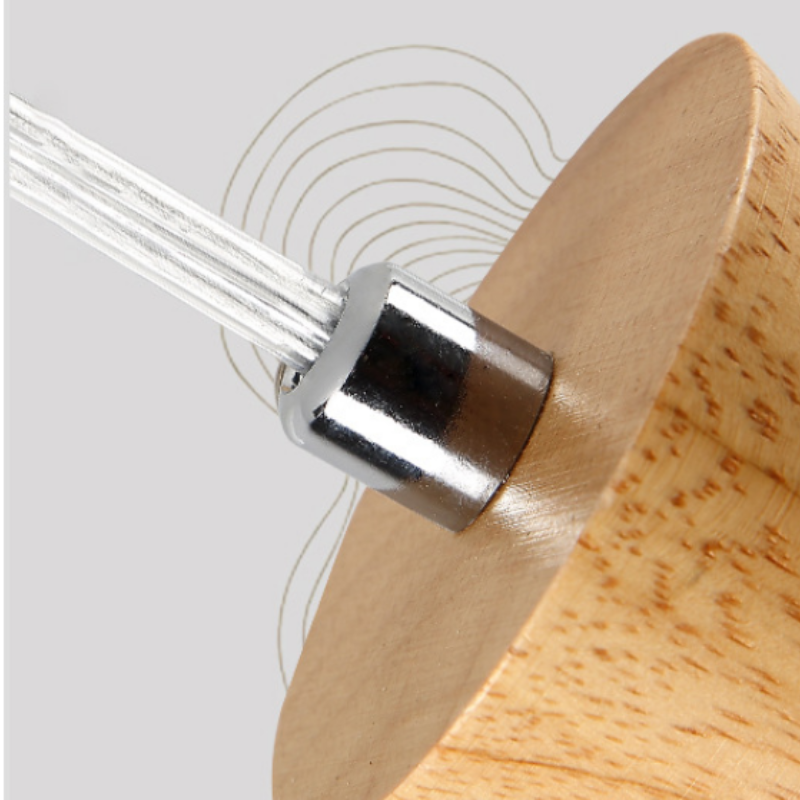 Valentina Pendant Light Bubble, Wood & Glass