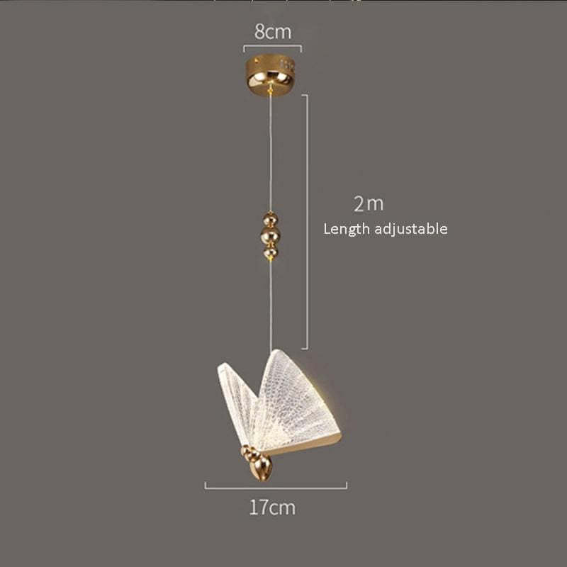 Butterfly Pendant Light for Bedroom