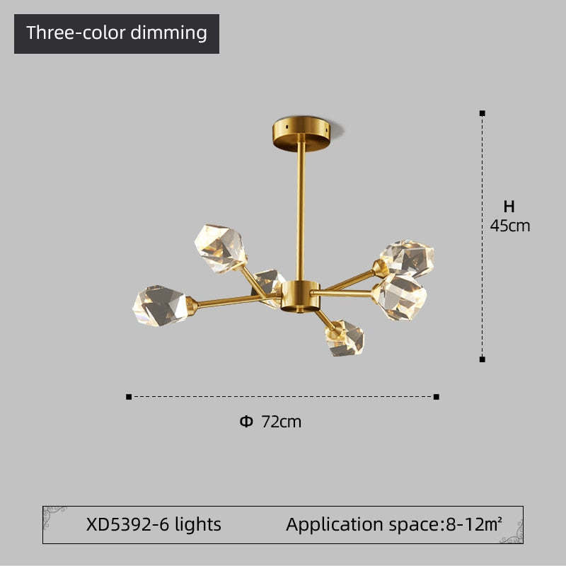 Modern LED Chandeliers Crystal Pendant Light