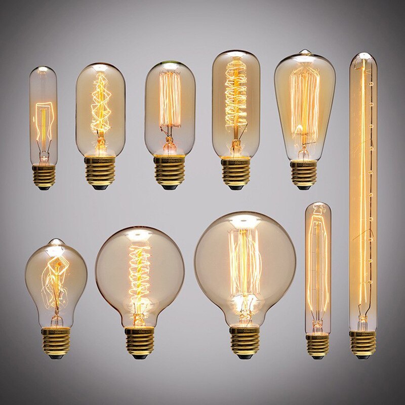 Retro Tungsten Bulb G80G95 E27 Screw Mouth 220V Bulb