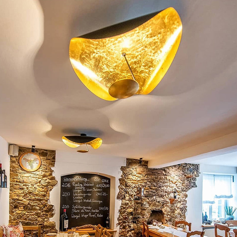 Eveline Pendant Light 2 Colour, Gold foil, Dia 40/60/80CM