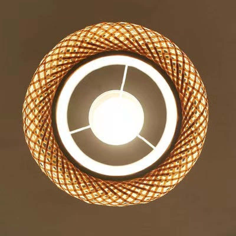 Zen Style - Natural Rattan Bamboo Pendant Light Lighting