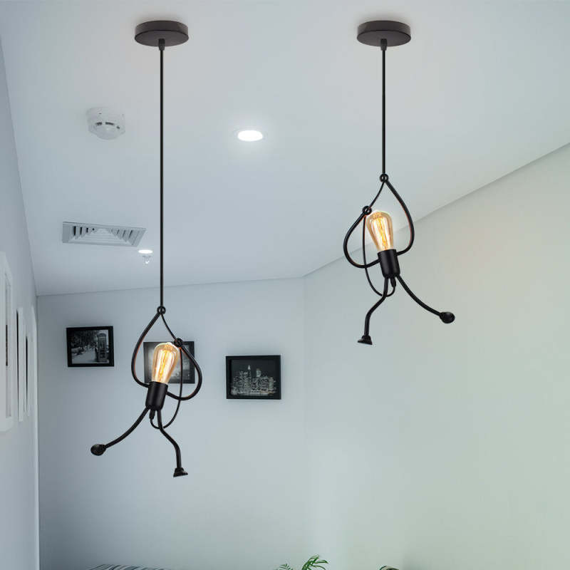 Retro Iron Man Hanging Lighting