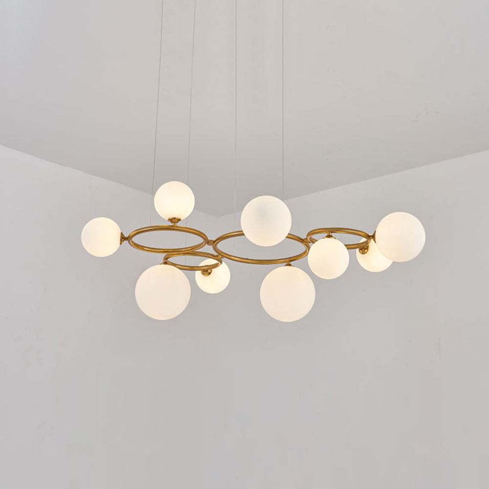 Valentina Pendant Light 4 Colour, Metal & Glass, 5/7/9 Head