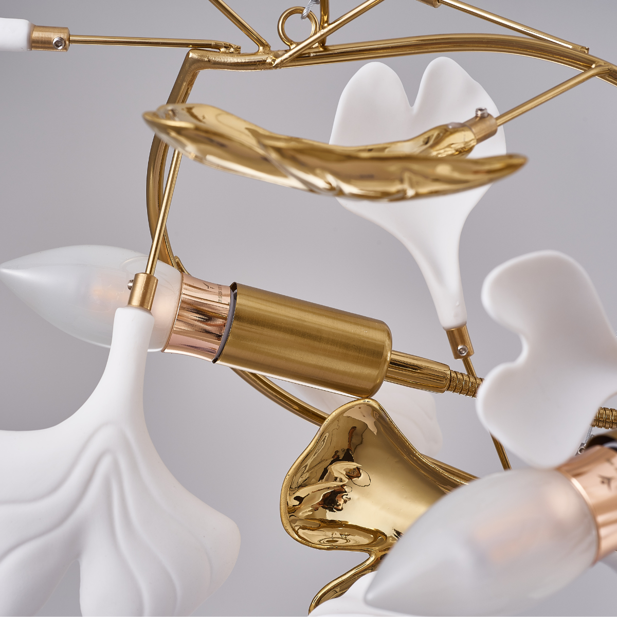 Olivia Chandelier Artistic Design, Metal & Ceramic 60/80cm