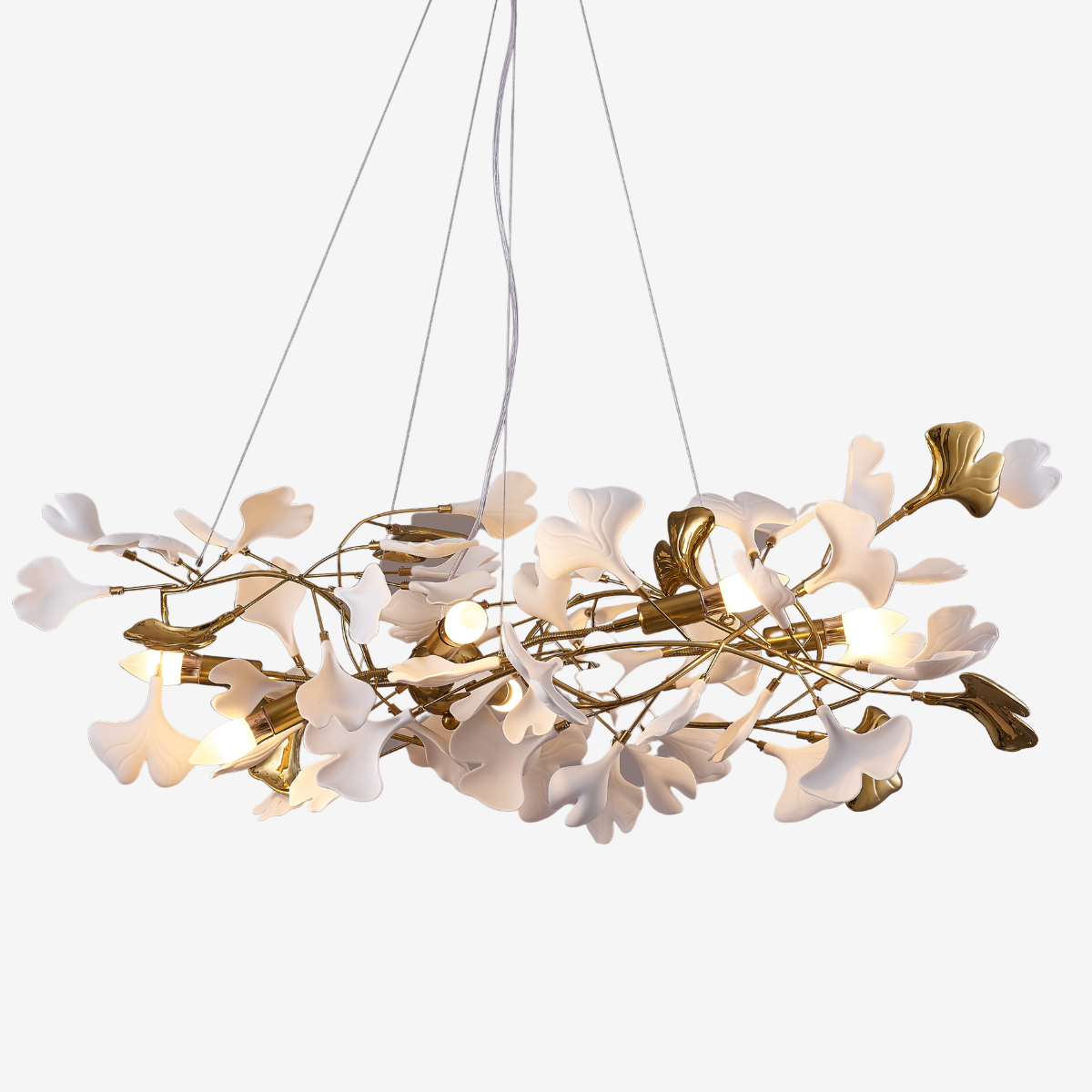 Olivia Chandelier Artistic Design, Metal & Ceramic 60/80cm
