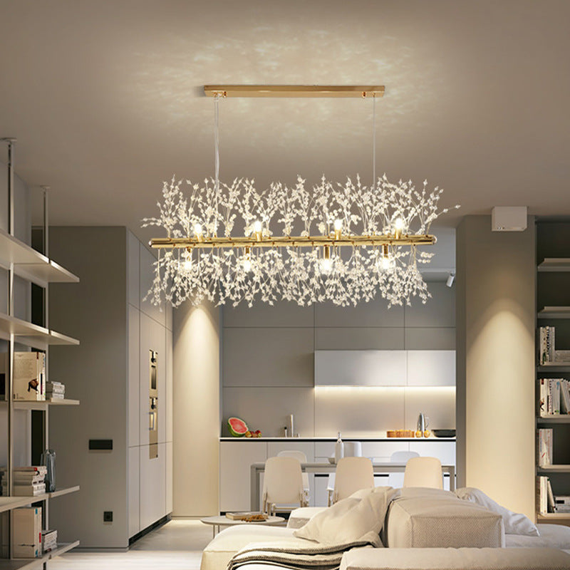 Nordic Creative Art Chandelier Crystal Pendant Light for Dining Room