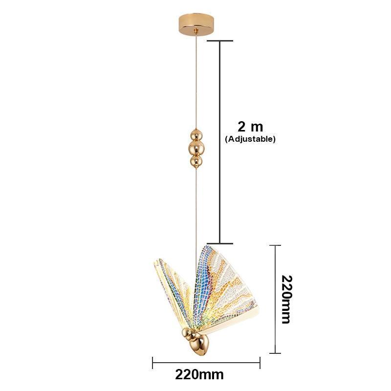Butterfly Pendant Light for Bedroom