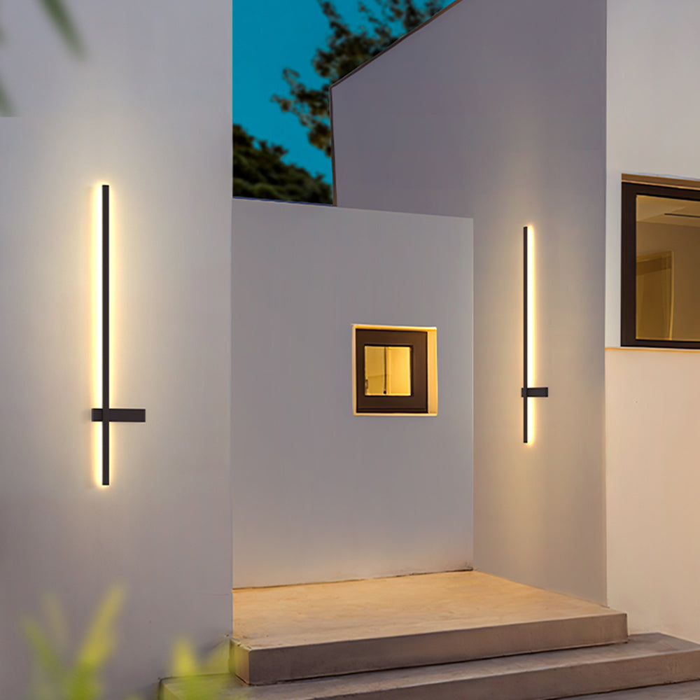 Edge Duo-Linear Outdoor Wall Lamp, L 60/90/120/150CM