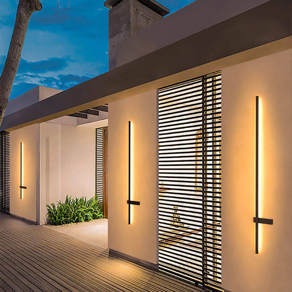 Edge Duo-Linear Outdoor Wall Lamp, L 60/90/120/150CM