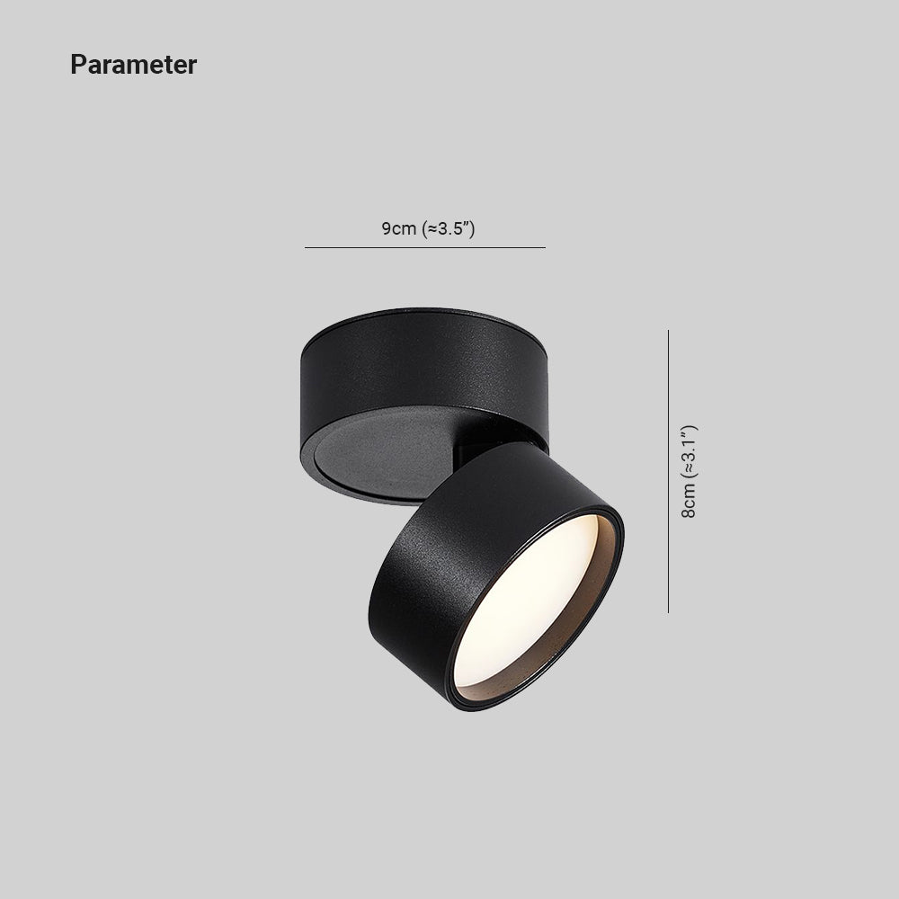 Novak Round Spotlight, 2 Colour, DIA 9CM