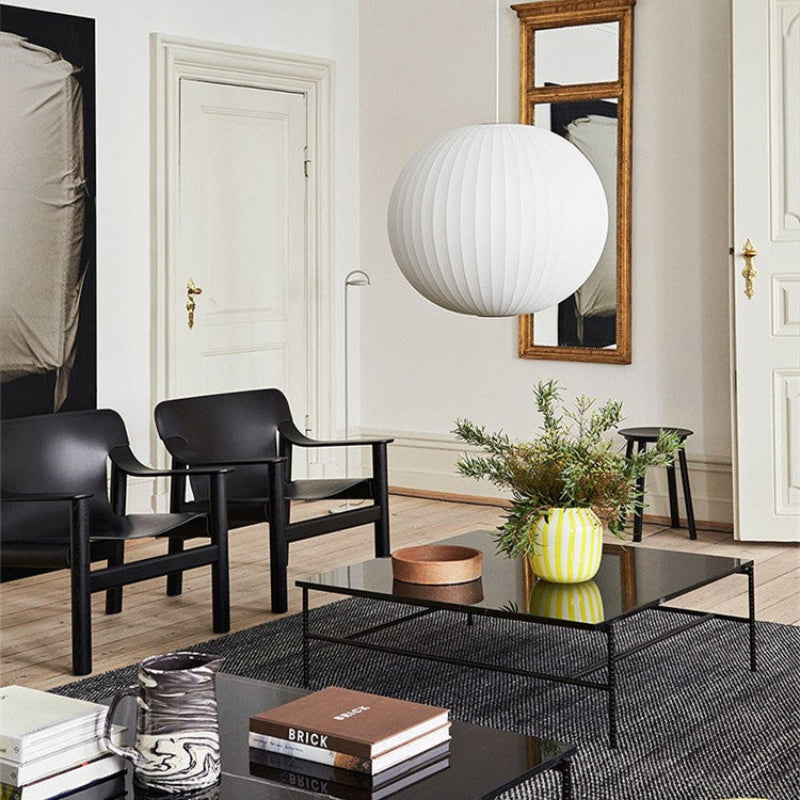 Renée Pendant Light, Artificial Silk, 6 Style