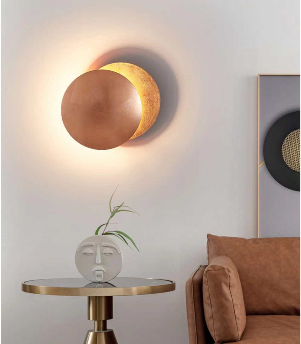 Nordic Moon Eclipse Creative Wall Lamp