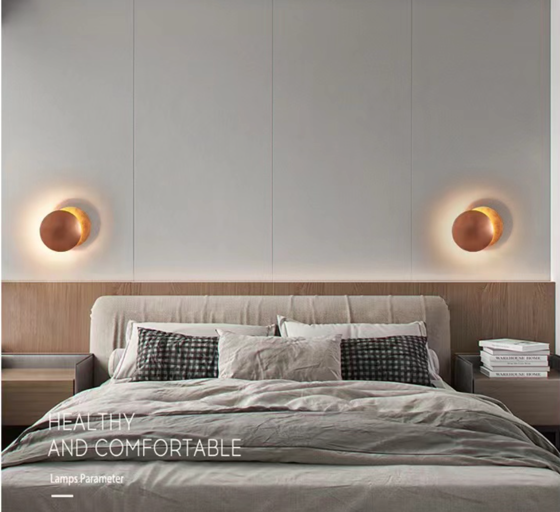 Nordic Moon Eclipse Creative Wall Lamp