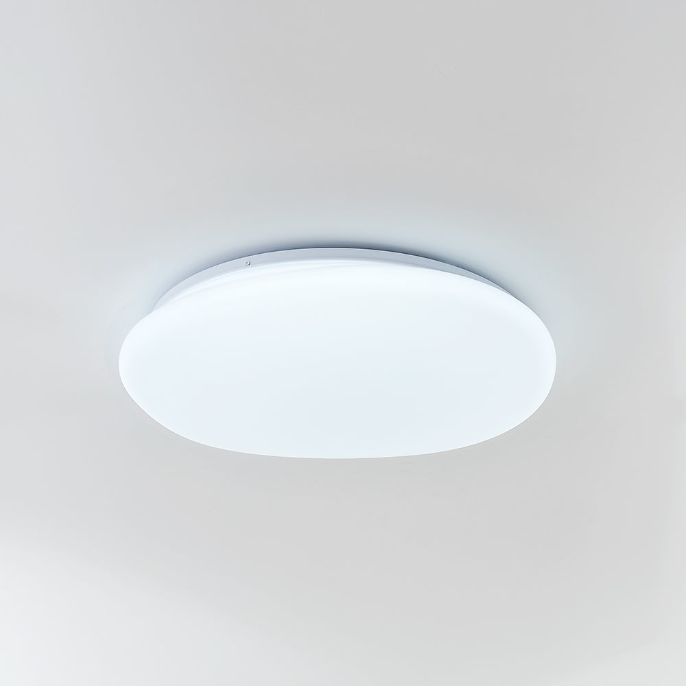 Quinn Unterputz-Deckenleuchte, Kieselsteinform, Durchmesser 38/45/55 cm