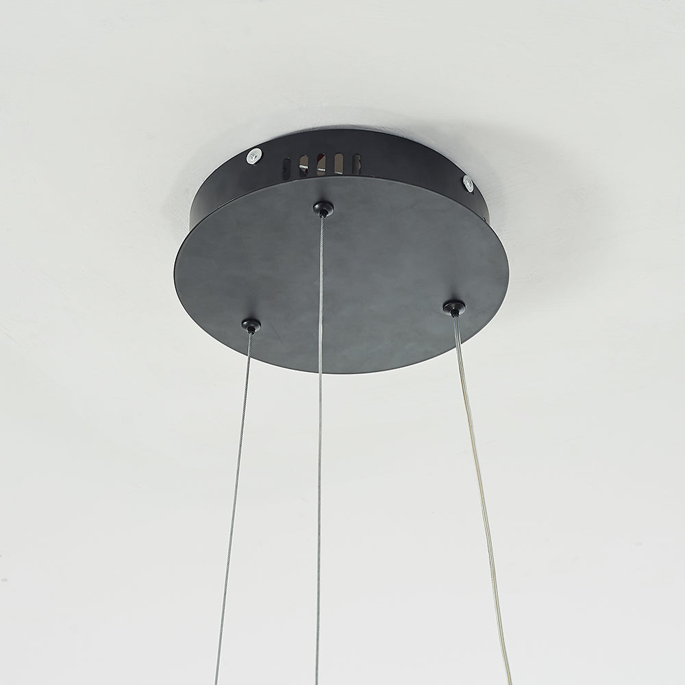 Nordic Clover Ring LED Modern Chandelier for Living Room & Bedroom