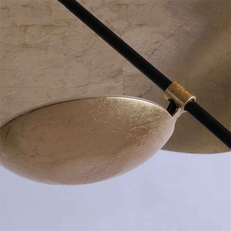 Eveline Pendant Light 2 Colour, Gold foil, Dia 40/60/80CM