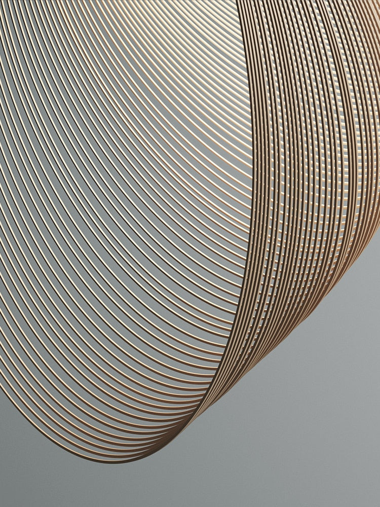 Nordic Modern Minimalist Design personality minimalist living room dining Room coffee shop Bedroom Wooden LED Lamp Chandelier